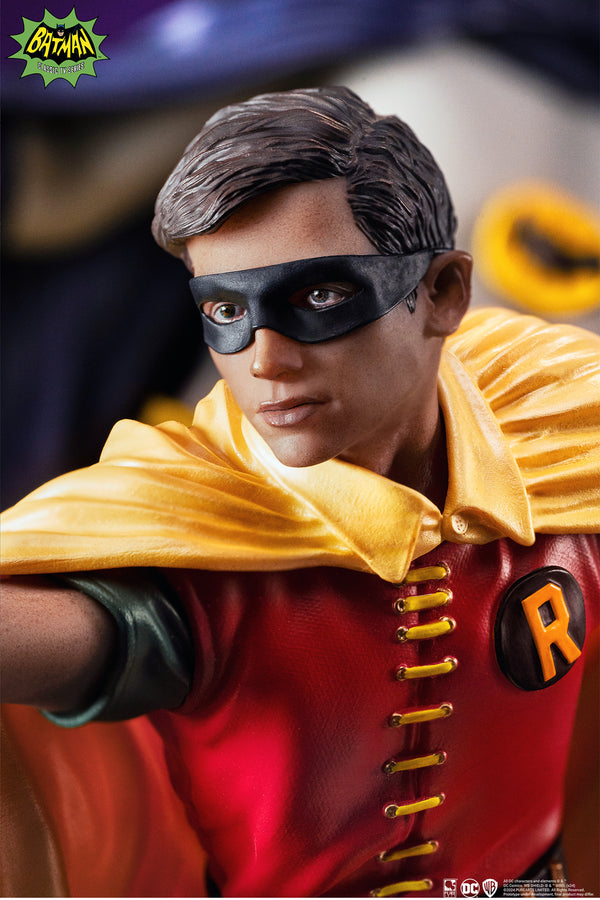 Diorama à l'échelle 1/8 de Batman et Robin