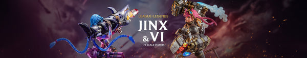 League of Legends Jinx & Vi 1/6 Scale Statues