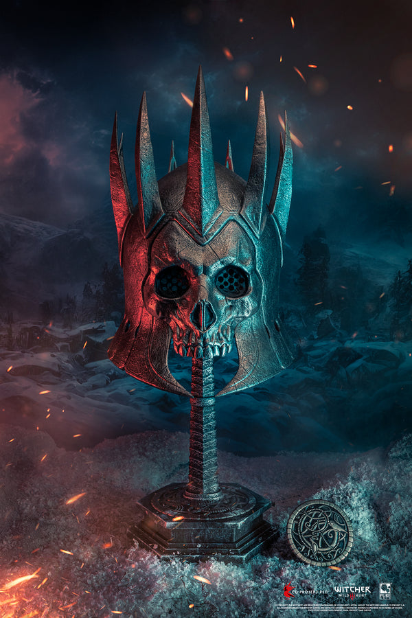 The Witcher 3 : Wild Hunt Eredin Helmet Replica à l'échelle 1/1 Édition exclusive