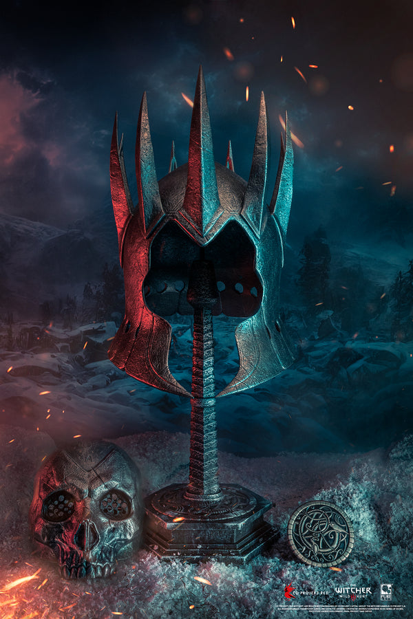 The Witcher 3 : Wild Hunt Eredin Helmet Replica à l'échelle 1/1 Édition exclusive