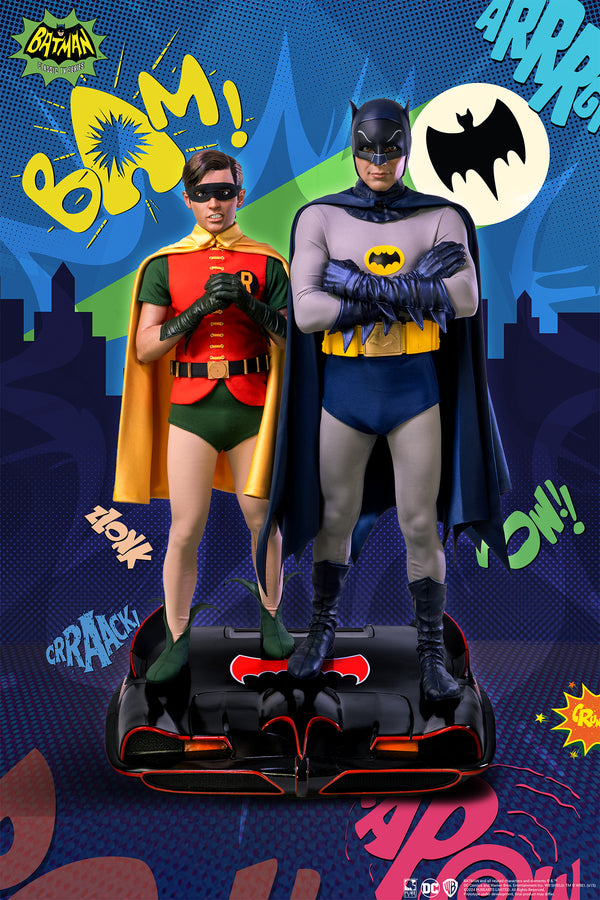 Batman &amp; Robin Diorama à l'échelle 1/4 Édition exclusive