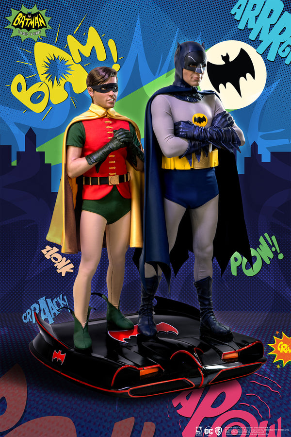 Batman &amp; Robin Diorama à l'échelle 1/4 Édition exclusive