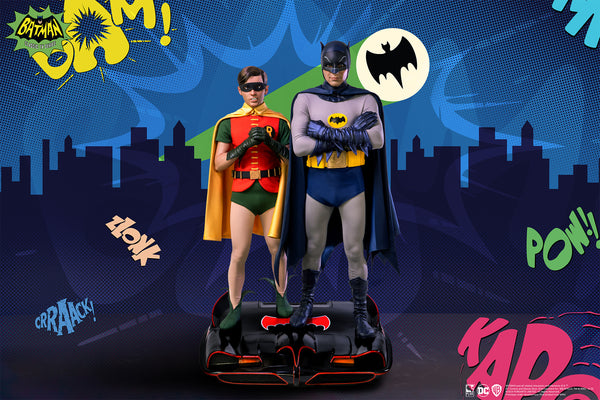 Batman &amp; Robin Diorama à l'échelle 1/4 Édition exclusive