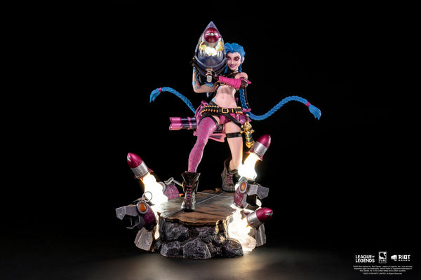 League of Legends Jinx & Vi 1/6 Scale Statue Bundle