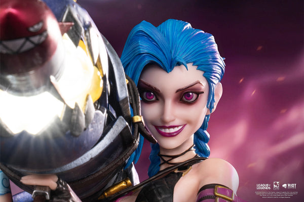 League of Legends Jinx & Vi 1/6 Scale Statue Bundle