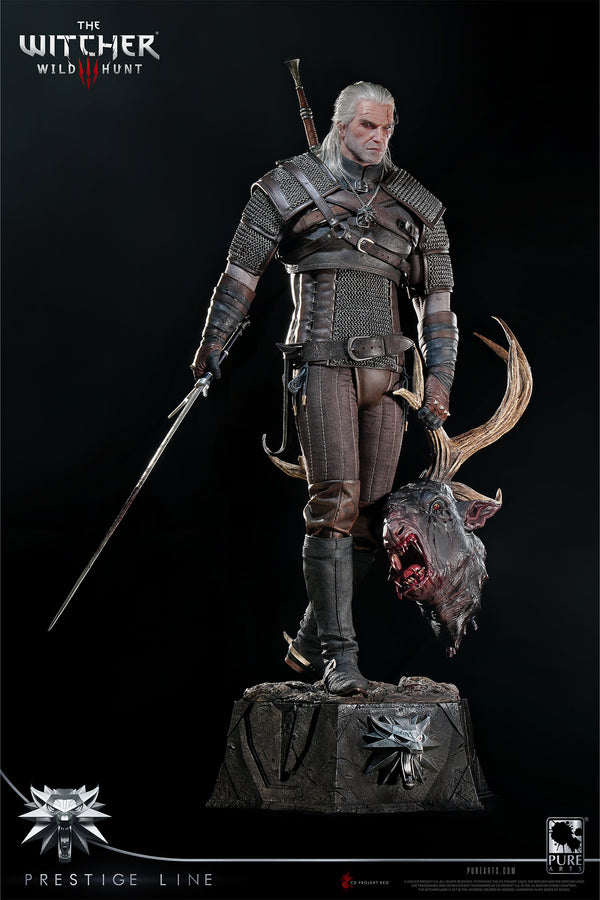 Prestige Line - The Witcher 3: Wild Hunt Geralt of Rivia 1/2 Scale Statue