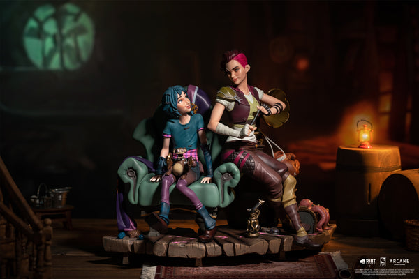 Arcane Powder & Vi Statue à l'échelle 1/6