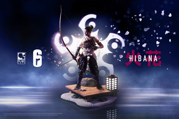 Six Siege : Statue Hibana Elite Skin à l'échelle 1/4